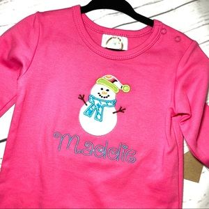 💥CLEARANCE💥NWT-Snowman Ruffle Romper-MADDIE